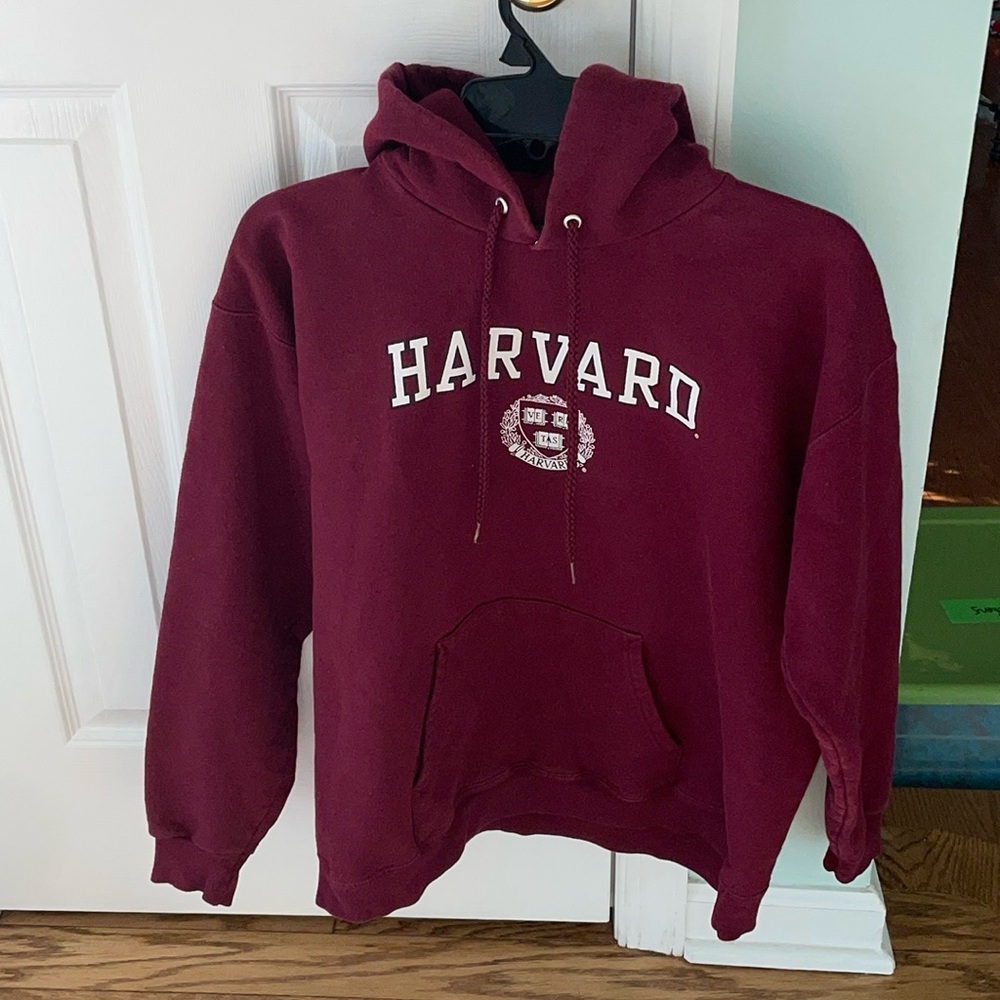Harvard hooded sweatshirt